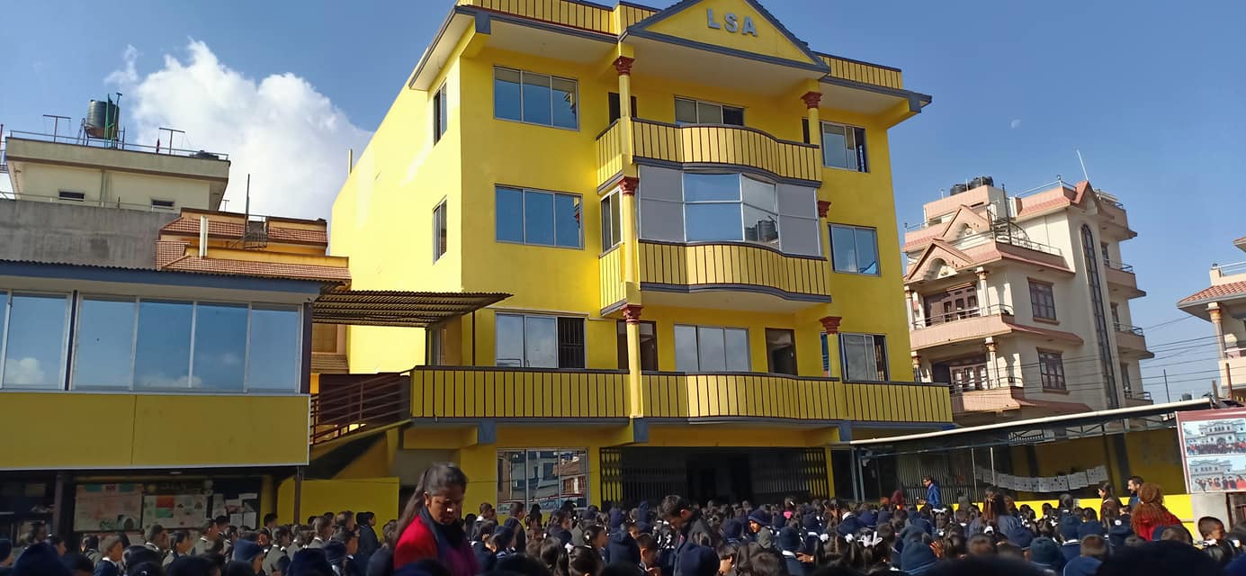 The Little Stars Academy campus building in Balambu, Chandragiri