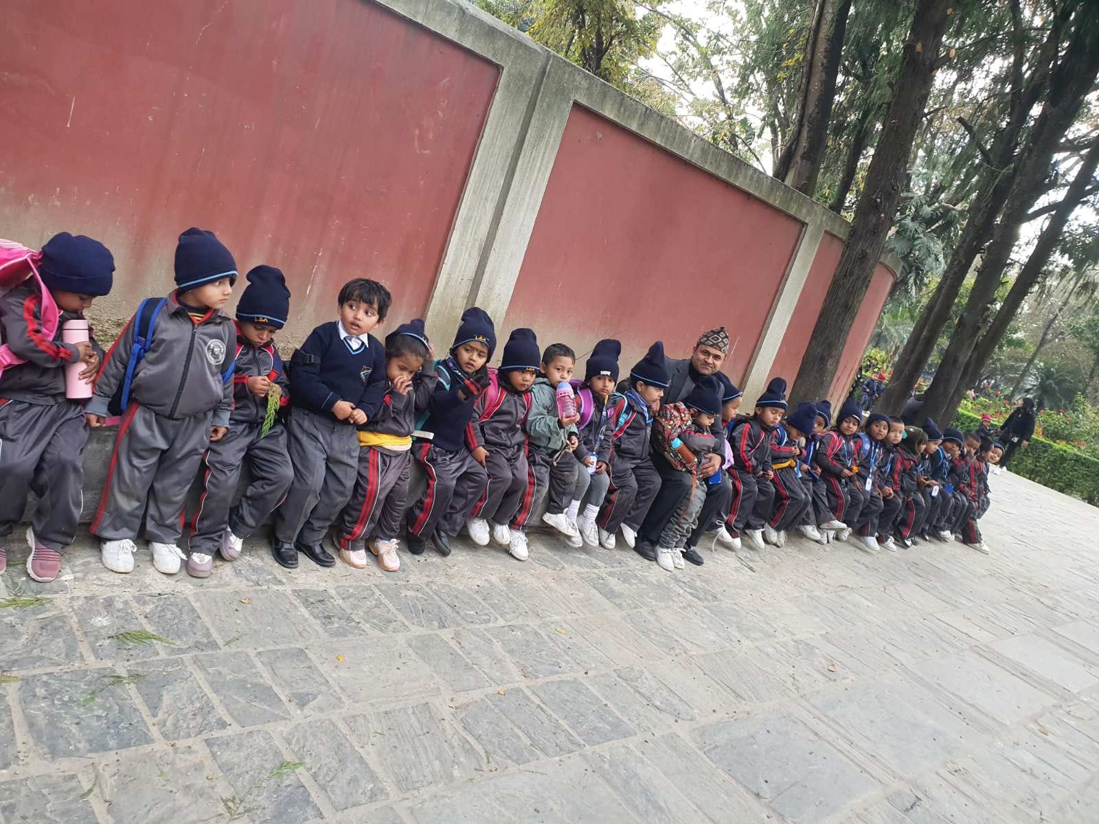 Students at an event at Little Stars Academy